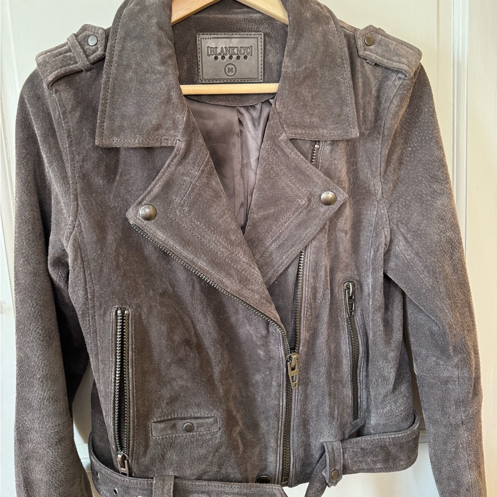 Blank NYC Suede Moto Jacket: Excellent condition!